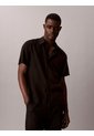 Camisa Negra Clásica De Manga Corta Calvin Klein de Calvin Klein