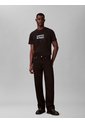 Camiseta Negra Con Gráfico De Logo Calvin Klein de Calvin Klein