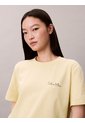Camiseta Verde Clásica Con Logo Estampado Calvin Klein de Calvin Klein