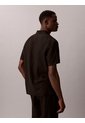 Camisa Negra Clásica De Manga Corta Calvin Klein de Calvin Klein