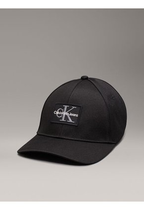 Gorra Negra De Sarga Con Cálida Felpa Calvin Klein