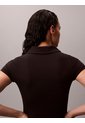 Vestido Negro Tipo Polo Ajustado Calvin Klein de Calvin Klein