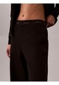 Pantalón Negro De Punto Ponte Con Logo Calvin Klein de Calvin Klein