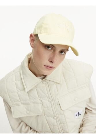 Gorra Amarrilla De Algodón Orgánico Para Mujer Calvin Klein Calvin Klein