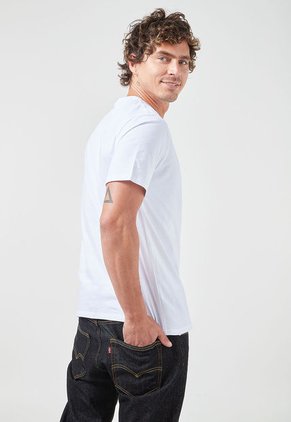 Camiseta Blanco-Negro-Rojo Calvin Klein