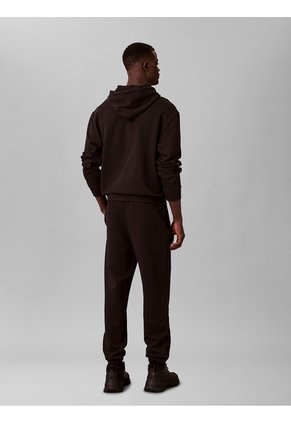 Jogger Negro Con Gráfico De Algodón Calvin Klein