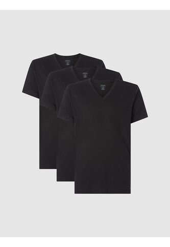 Paquete De 3 Camisetas Negras Cuello V Para Hombre Calvin Klein Calvin Klein
