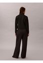 Pantalón Negro De Punto Ponte Con Logo Calvin Klein de Calvin Klein