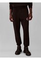 Jogger Negro Con Gráfico De Algodón Calvin Klein de Calvin Klein