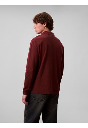 Polo Multicolor Casual De Manga Larga Calvin Klein