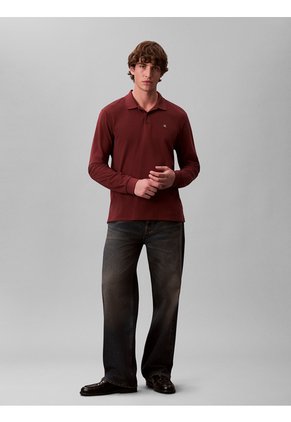 Polo Multicolor Casual De Manga Larga Calvin Klein