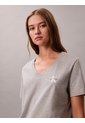 Pack Gris De 2 Camisetas Con Cuello En V Calvin Klein de Calvin Klein