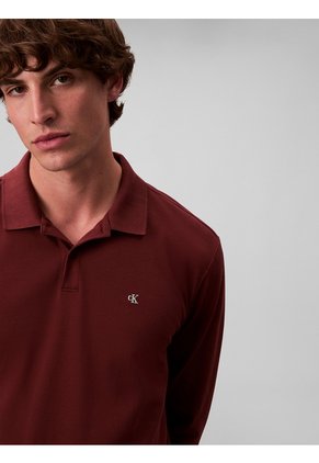 Polo Multicolor Casual De Manga Larga Calvin Klein