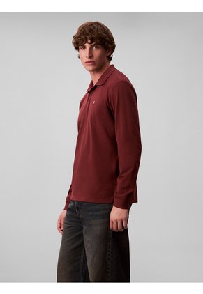 Polo Multicolor Casual De Manga Larga Calvin Klein