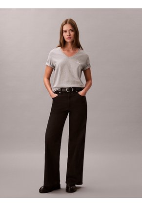 Pack Gris De 2 Camisetas Con Cuello En V Calvin Klein