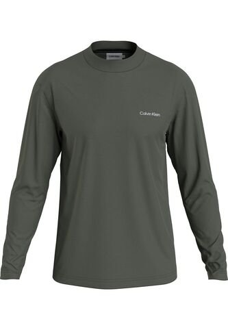 Top Negro De Manga Larga Con Cuello Perkins Calvin Klein Calvin Klein