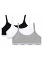 Paquete De 3 Bralettes Classic Para Niña Multicolor Calvin Klein de Calvin Klein