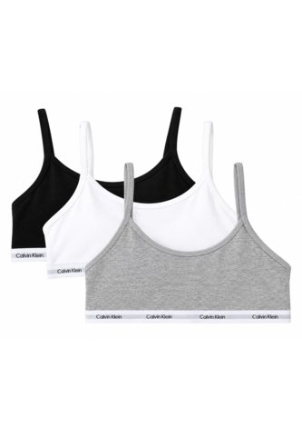 Paquete De 3 Bralettes Classic Para Niña Multicolor Calvin Klein Calvin Klein