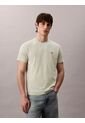 Camiseta Beige Classic Con Monograma Calvin Klein de Calvin Klein
