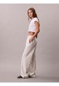 Pantalón Blanco De Pierna Ancha Calvin Klein de Calvin Klein
