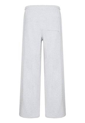 Pantalón Gris De Felpa Con Insignia Calvin Klein