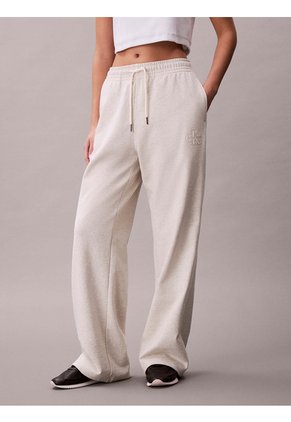 Pantalón Blanco De Pierna Ancha Calvin Klein