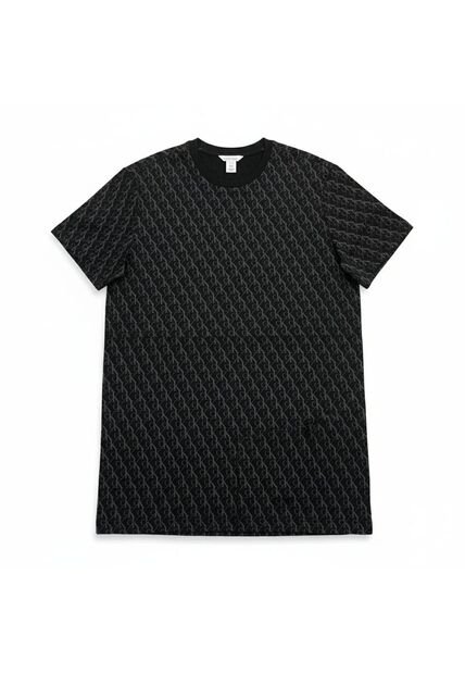 Camiseta Negra Con Estampado Calvin Klein