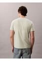 Camiseta Beige Classic Con Monograma Calvin Klein de Calvin Klein