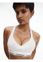 Brassier Blanco De Algodón Para Mujer Calvin Klein de Calvin Klein