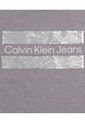 Camiseta Para Niña Manga Corta Gris Calvin Klein de Calvin Klein