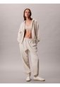 Jogger Blanco Con Tejido French Terry Con Monologo Calvin Klein de Calvin Klein