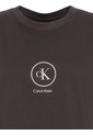 Camiseta Gris Boxy Con Estampado De Logo Calvin Klein de Calvin Klein