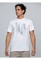Camiseta Blanca Gráfica Calvin Klein City Calvin Klein de Calvin Klein
