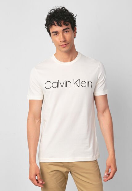 Camiseta Calvin Klein Marfil