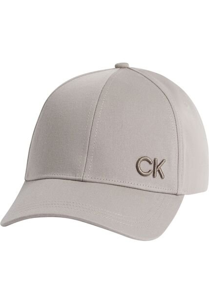 Gorra Gris Con Monograma Bordado Calvin Klein