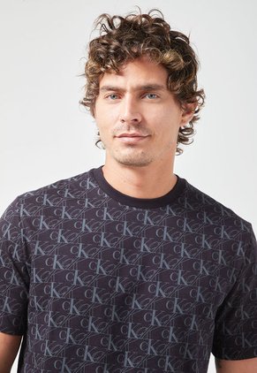 Camiseta Negro-Gris Calvin Klein