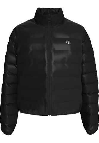 Chaqueta Negra Acolchada De Plumón Con Brillo Ultraligero Calvin Klein Calvin Klein
