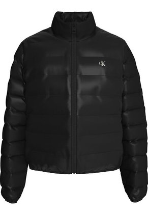 Chaqueta Negra Acolchada De Plumón Con Brillo Ultraligero Calvin Klein