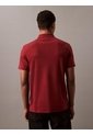 Polo Rojo De Manga Corta En Algodón Supima Calvin Klein de Calvin Klein
