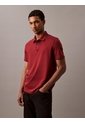 Polo Rojo De Manga Corta En Algodón Supima Calvin Klein de Calvin Klein