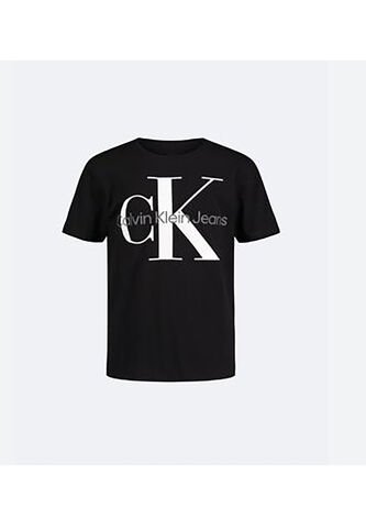 Camiseta Niño Negra Unisex Con Logo Calvin Klein Calvin Klein