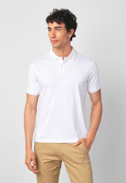 Polo Calvin Klein Blanco