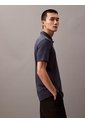 Polo Negro De Manga Corta En Algodón Supima Calvin Klein de Calvin Klein