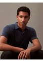 Polo Negro De Manga Corta En Algodón Supima Calvin Klein de Calvin Klein