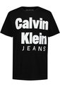 Camiseta Negra Para Niño De Manga Corta Con Gráfico Dope Calvin Klein de Calvin Klein