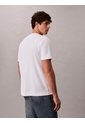 Camiseta Blanca De Algodón Interlock Calvin Klein de Calvin Klein