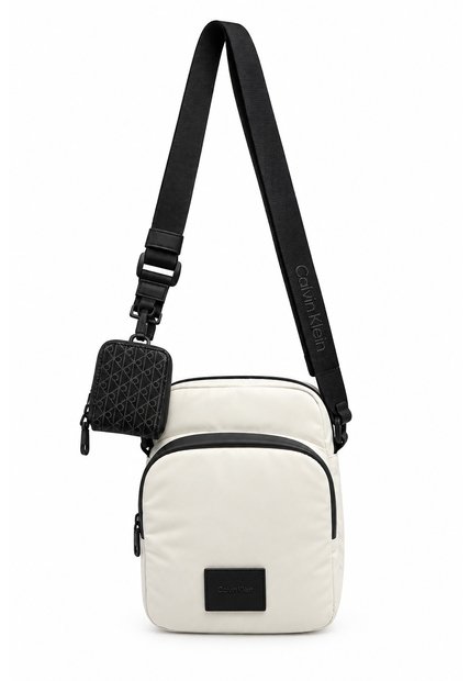 Bolso Blanco Crossbody Con Mini Estuche Calvin Klein
