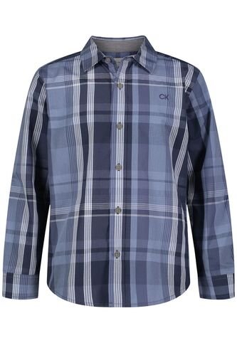 Camisa Con Estampado De Cuadros Para Niño Azul Calvin Klein Calvin Klein