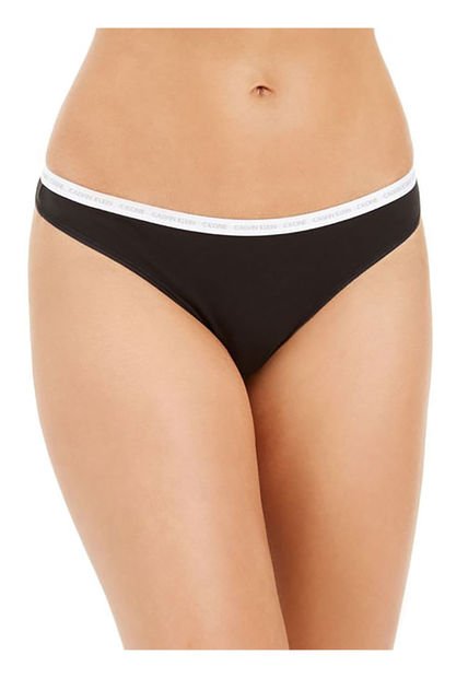 Panti Para Dama Tipo Tanga Negro Calvin Klein