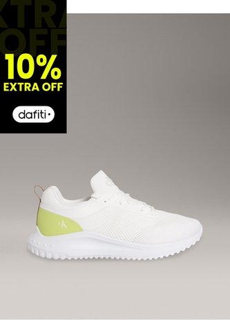 Tenis Blanco Eva Runner De Malla Calvin Klein Calvin Klein